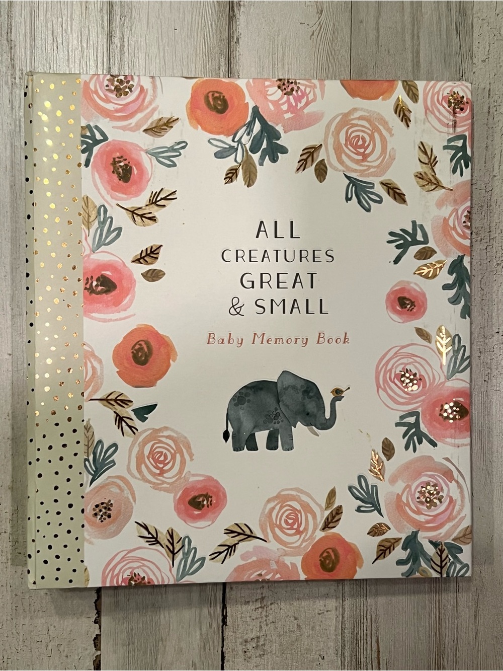 Mary & Martha Baby Memory Book - Pink Floral